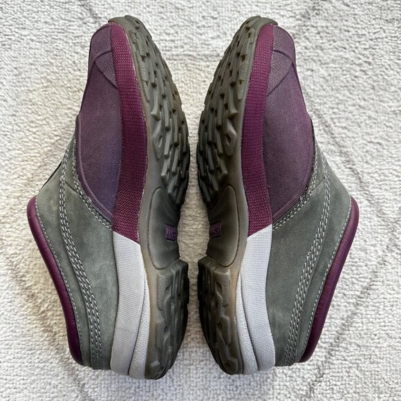 L.L. Bean Purple and Green Mules - Picture 5 of 9